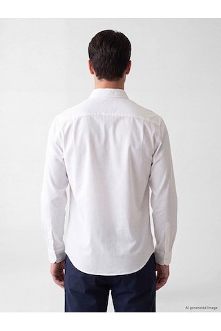 Lcwaıkıkı Classic Beyaz Regular Fit Oxford Erkek Gömlek