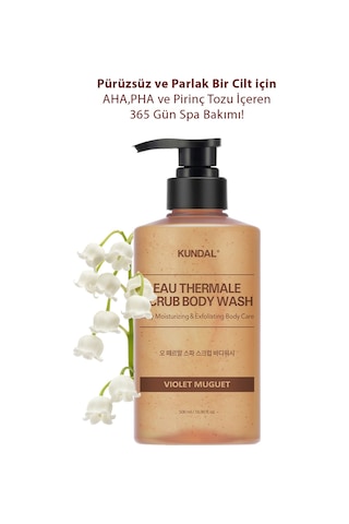Kundal Violet Muguet Nemlendirici ve Arındırıcı Tanecikli Vücut Yıkama Jeli 500 ML