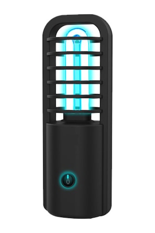 Uv Işık Şarj Edilebilir Ultraviole Işık Taşınabilir Uv Lamba Ultraviole Ve Ozon Temizleme Işığı Mobil Ultraviole Lamba Siyah