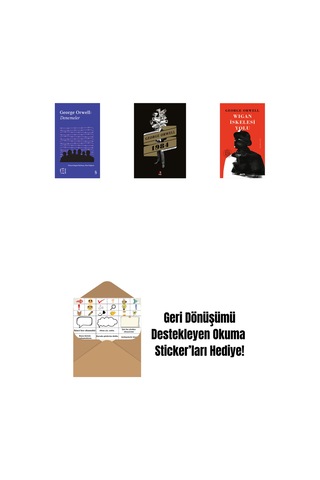 Everest Açıkhava 24 - Denemeler + 1984 + Wigan İskelesi Yolu Ciltli + Okuma Sticker'ları
