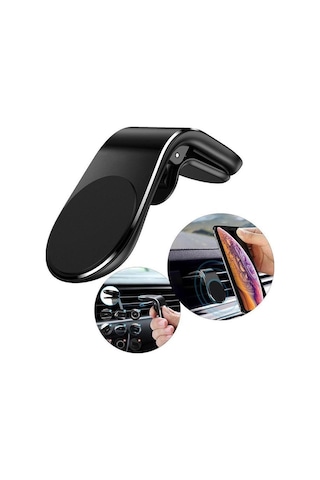 Torima Jx-006 Siyah Çok Amaçlı Magnetic Car Holder Araç İçi Telefon Tutucu Siyah