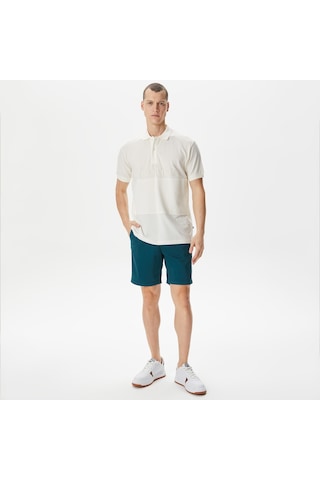 Nautica Erkek Kırık Beyaz Classic Fit Kısa Kollu Polo Düz K45315t Beyaz