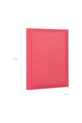 Deri Kapak Defter Ajanda Tarihsiz Kareli 17X24 Cm Siyah N11.93