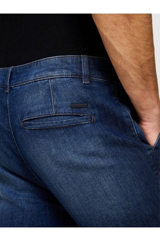 Sisley Streç Pamuklu Kemer Delikli Slim Fit Denim Pantolon Erkek Haki Mix Pantolon - 324p44zasf024