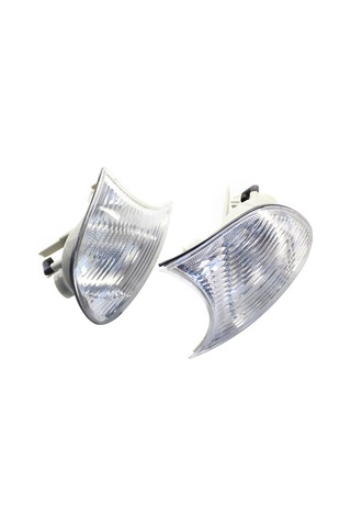 Reedark Bmw E46 Coupe 1998-2001 Beyaz Köşe Lambaları, 63126904307/8 Oem Uyumlu, Plastik, 2 Adet Set Gz.l085bl+br