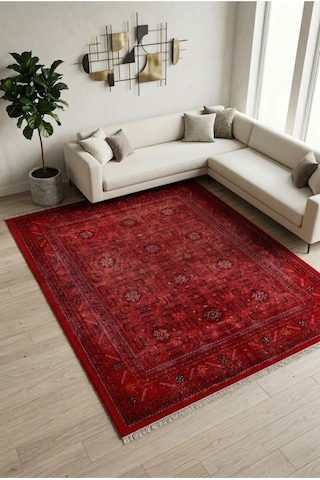 Yolluk Halı Kaymaz Taban Yıkanabilir Leke Tutmaz Kilim Özel Ölçü Koridor Halısı 3009 Çok Renkli