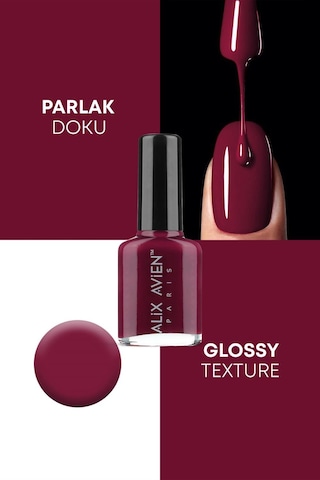 Alix Avien Oje 106 Yüksek Pigmentli Uzun Süreli Kalıcılık Hızlı Kuruma Nail Lacquer 106