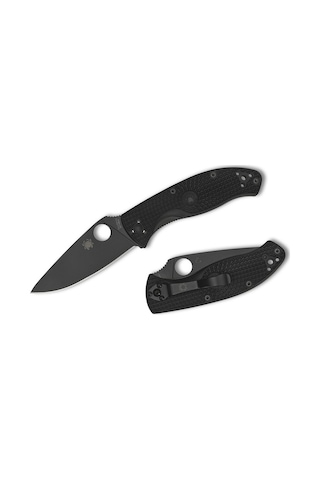 Spyderco Tenacious Lightweight Black Plain Kamp Çakı Siyah 78640306