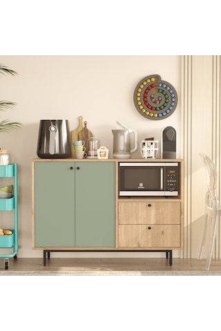 Mocha Kahve Köşesi Çok Amaçlı Dolap Mutfak Dolabı