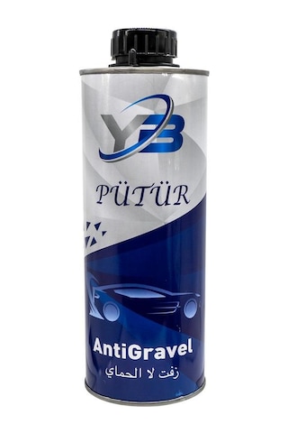 Anti Gravel Darbe Koruyucu Pütür Boya 1 Kg - Siyah