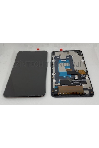LG Uyumlu Q6 Lcd Ekran+Dokunmatik Full Çıtalı