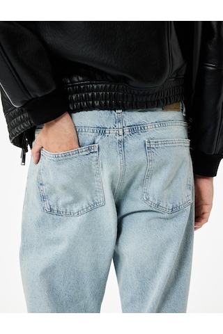 Koton Normal Bel Pamuklu Vintage Straight Fit Jean Pantolon Petrol 6wam40018ıd PETROL