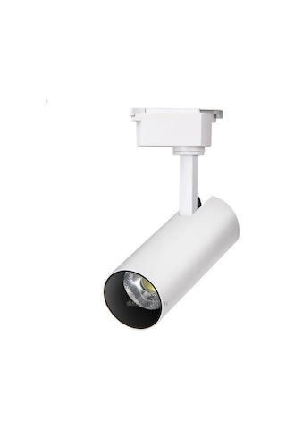 Alüminyum Gövde 30 Watt 3000 Kelvin Gün Işığı Ledli Çok Kaliteli Ray Spot , Led Armatür Ray Hariç Beyaz