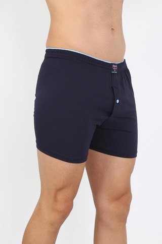 İbrahim Burak Etiler Collection Moda Çizgi Erkek Penye Boxer Lacivert 40091