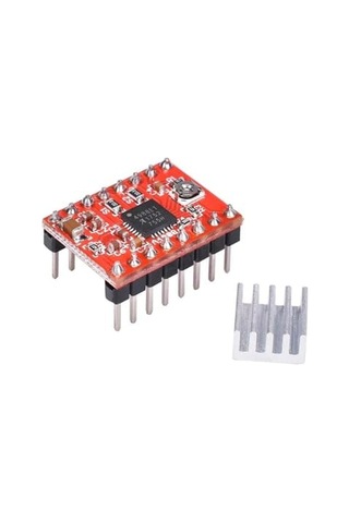 Sanec Soğutuculu A4988 Step Motor Sürücü 5 Modlu Korumalı Standart