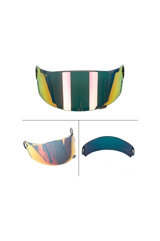 Maiyame Ls2 Ff358 396 Kask Güneşlik - Kolay Kurulum, Yağmur Ve Rüzgar Koruyucu, Renkli Cam, Bisiklet Koruması