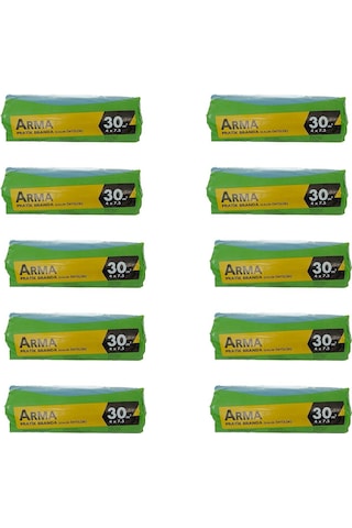 Arma Naylon Tadilat Boya Koruyucu Örtü Poşet Folyo - 30 M2 - 10 Paket