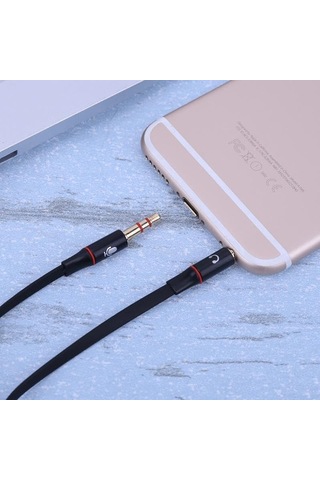 Lexroo 5744 Kulaklık Mikrofon Çevirici Ayırıcı. Bütün Telefon Modellerine Uyumlu Tek 3.5mm Girişe Standart