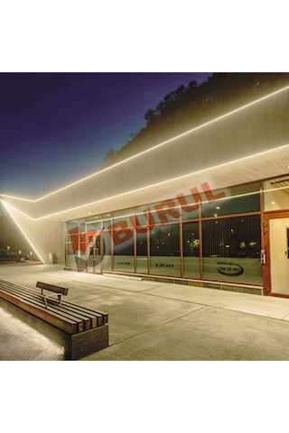 Sb-6509 10 Metre Gün Işığı Neon Led Şerit Dış Mekan Silikonlu Esnek Dekoratif Aydınlatma 220v Fişli