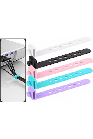 Orıco Sg-rh5 5 Adet Renkli Silikon Kablo Bağı