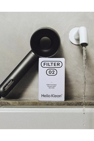 Hello Klean Shower Head Refill Capsule Sağlıklı Ve Ekolojik Duş Filtresi Yenileme Kapsülü Banyo Aksesuar Seti Beyaz 242bat