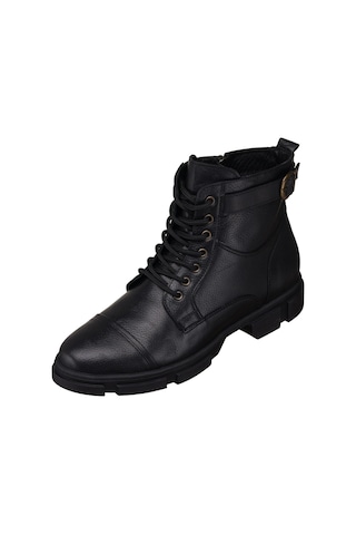 45-46-47-48-49-50 Numara Tr703 Siyah Dana Derisi El İşçiliği Rahat Geniş Kalıp Özel Seri Erkek Bot Siyah