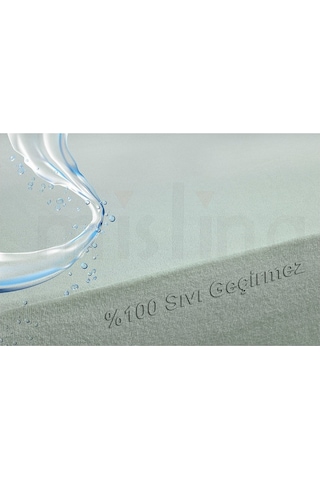 Mislina Home 120X200 Beyaz Fitted Sıvı Geçirmez Alez