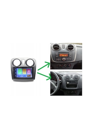Dacia Logan Mcv Android Multimedya Sistemi 4-64 For-x 2014-2020 Ön Kayıt Kamera Hediyeli 9"