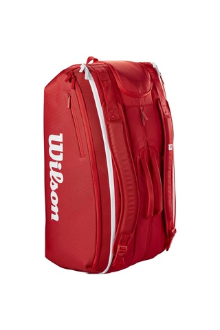 Wilson Super Tour 15pk 2025 Kırmızı Tenis Çantası Wr8036601001