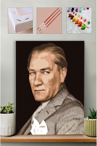Sayılarla Boyama Seti - Başöğretmen Atatürk