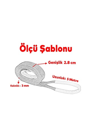 Lexroo Spanzet Sapan Polyester Sağlam Yük Kaldırma Lila Renk 1 Ton 5 Metre Taşıma İndirme Halat