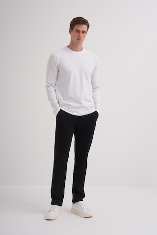 Cazador 56060 Erkek Bisiklet Yaka Sweatshirt Beyaz