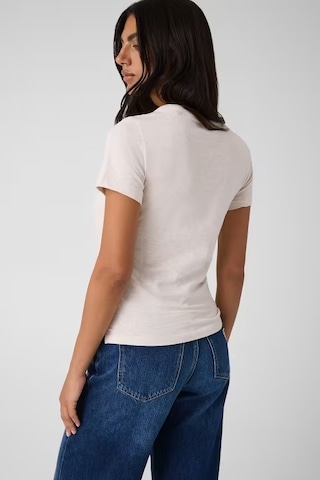 Guess Embro Regular Fit Kadın T-shirt W6bı21k6040 Bej
