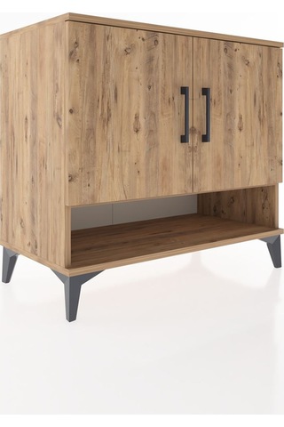 Hyperion Şifonyer Tek Raflı 2 Kapaklı 88x44x80 Çam-çam Çam