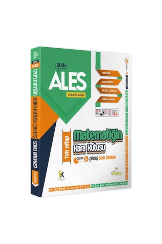 Ales Matematiğin Kara Kutusu Tek Kitap Dijital Çözümlü Konu