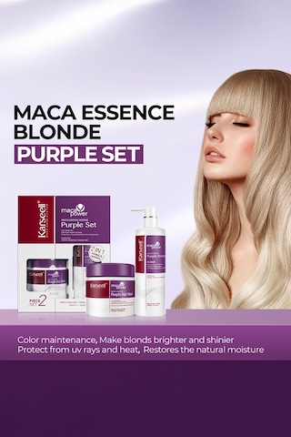 Set Maca Purple Mor Şampuan 500 Ml + Mor Maske 500 Ml - 754553702