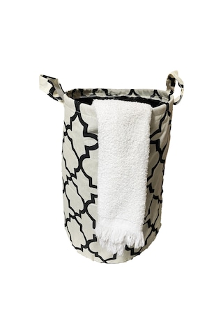 Vip Çamaşır Sepeti Çift Kat Kumaşlı Katlanabilir Sepet-Alaçatı Diğer