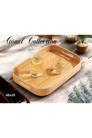 Gönül Gnl3915 Bambu Tepsi 46x33 Cm
