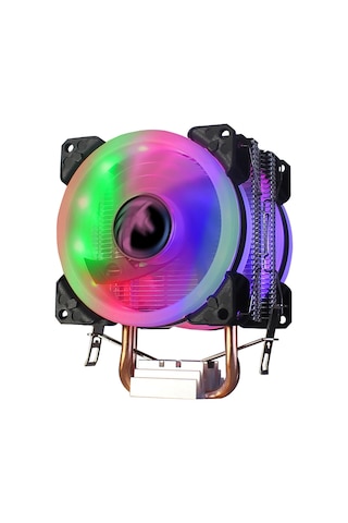 Gametech Freezer HD 2.0 AMD / Intel Gaming Rainbow Kule Tipi İşlemci Fanı 95 W TDP