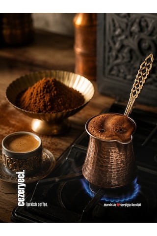 Cezeryeci Taze Çekim Türk Kahvesi Orta Kavrulmuş 100 G Çekirdek