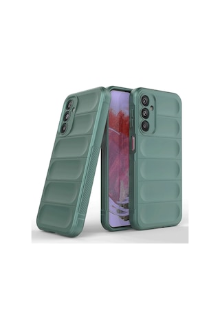 Newface Samsung Uyumlu A36 Kılıf Optimum Silikon - Glblseme - 69 Koyu Yeşil