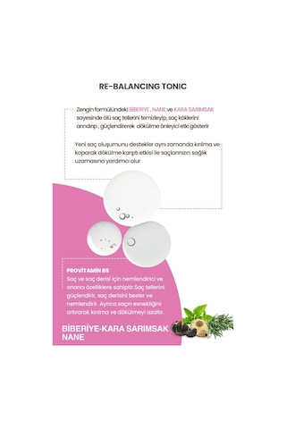 Botanica Comfort Biberiye & Kara Sarımsak Özlü Dökülme Önleyici Tonik 250 ML