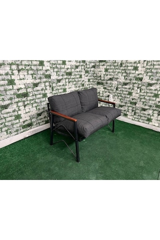 Mb Garden Furnıture Simetri Model, Balkon, Mutfak, Bahçe, Cafe,metal Koltuk Takımı, Bahçe Takımı , Çay Seti,ikili Koltuk Antrasit