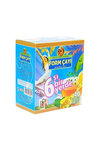 Ege Bitkisel Çayları 6'sı Bir Yerde Bitkisel Form Süzen Poşet Çay 40'lı