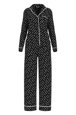 Guess Kadın Pijama Takımı O5rx08.rnk Siyah