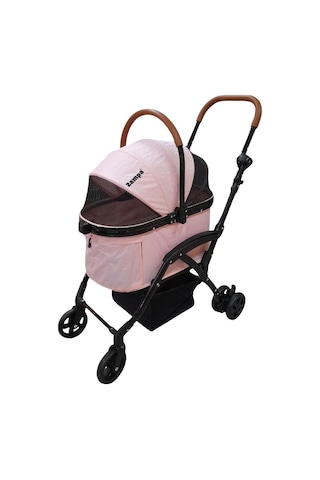 Zampa Orbit Kedi Ve Köpek Arabası Pembe 50x70x100 Cm
