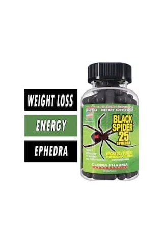 Cloma Black Spider Thermogenic Fat Burner 100 Kapsül