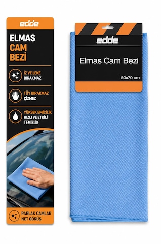 Edde Araba Araç Oto Elmas Cam Bezi 50 70 Cm Oto Detailing