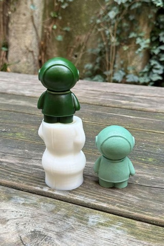 Rufus Concept Astronot 3d Tekli Mum Kalıbı Silikon