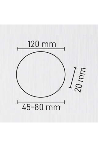 Maxled 18w Yuvarlak Sıva Altı Ayarlanabilir Geçmeli Backlight Led Panel 6500k Beyaz